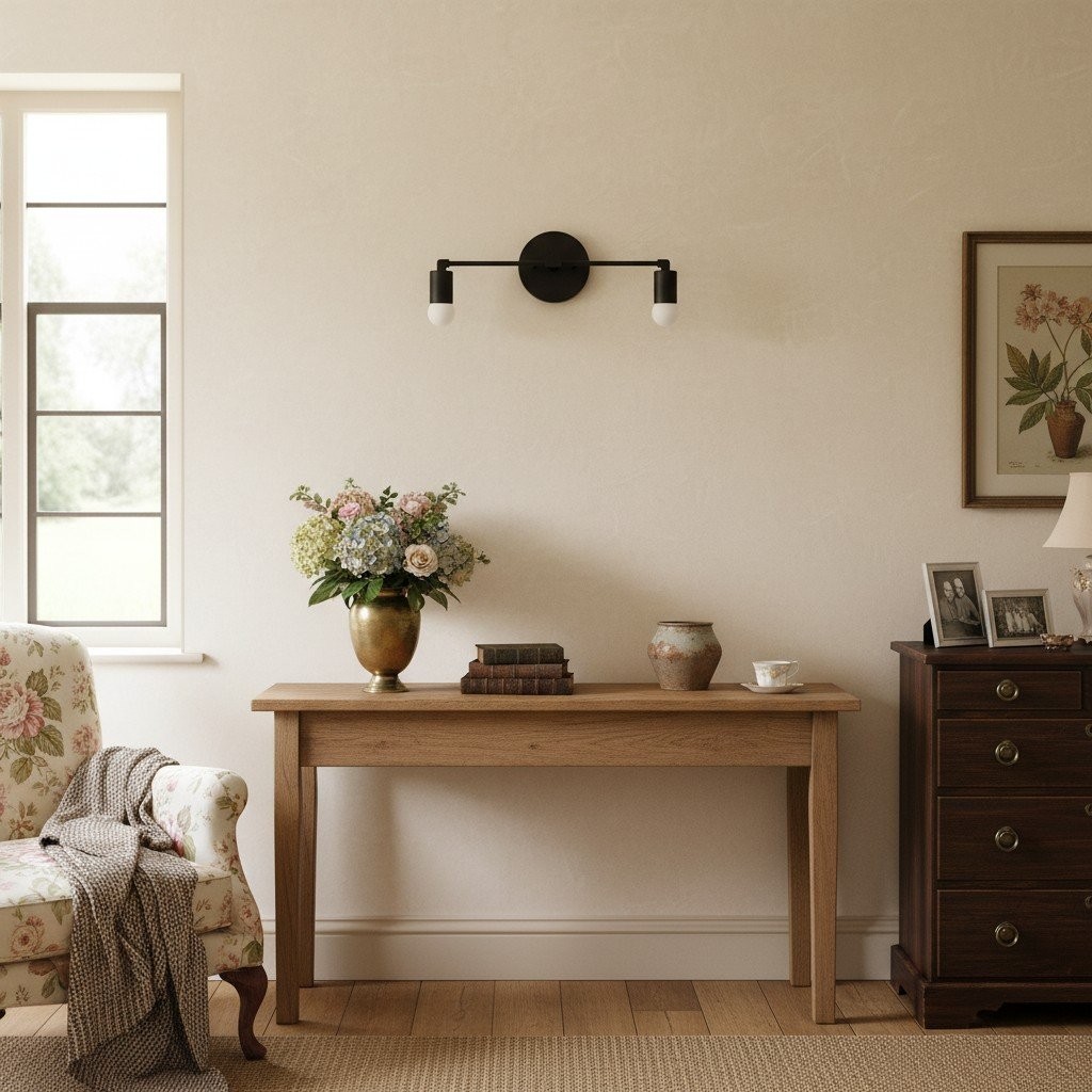 Mobilux Line industrial Bathroom Vanity Light - Minimalist Wall Sconce - Elegant Fixture T322