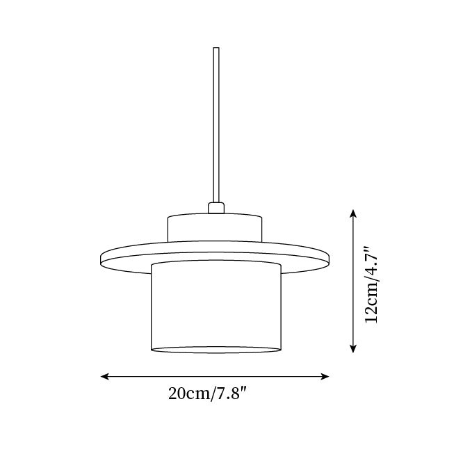 Elegant Textured Cylindra Stone Pendant Lamp G11
