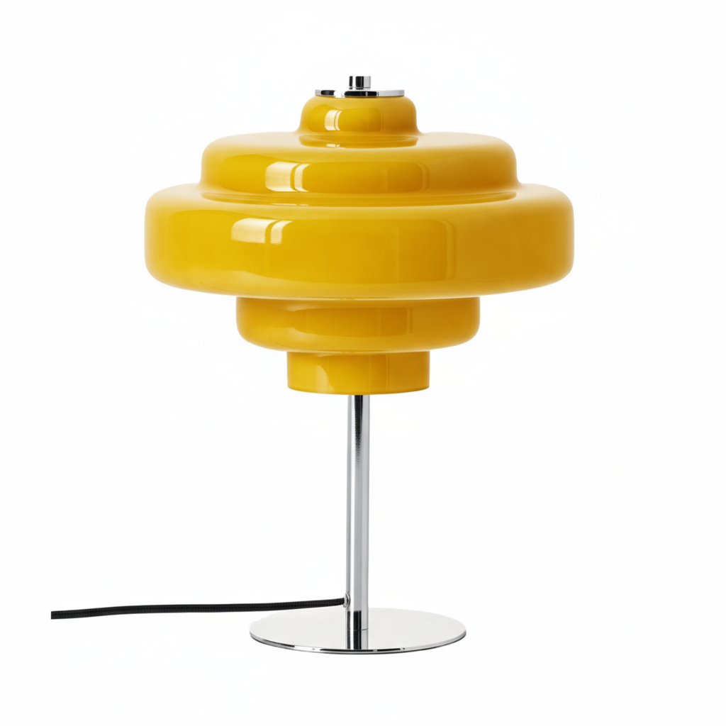 Koloro Multi-Layer Table Lamp - Vintage Glass and Metal for Living Room T276