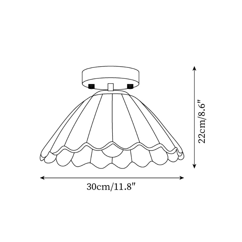 Leira Skirt Ceiling Light T1268