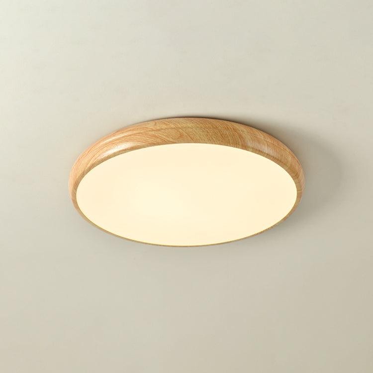 Wood Grain Round Ceiling Lamp M196