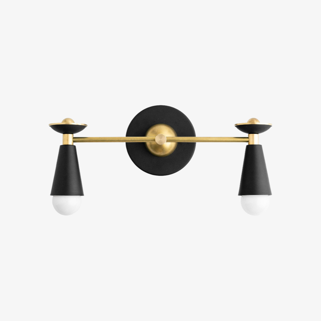 Pyralis Cone Modern Art Deco Lighting - Vintage Style Vanity Sconce Light T302