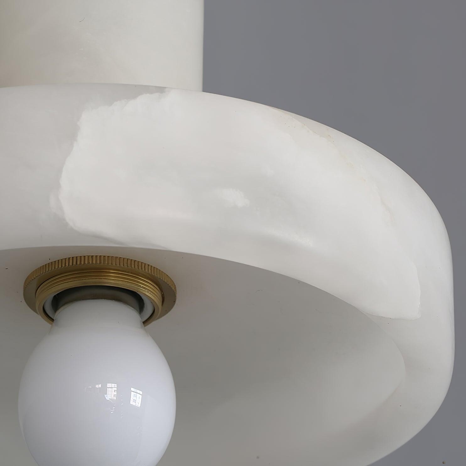 Elegant Creative White Alabaster Pendant Light G10