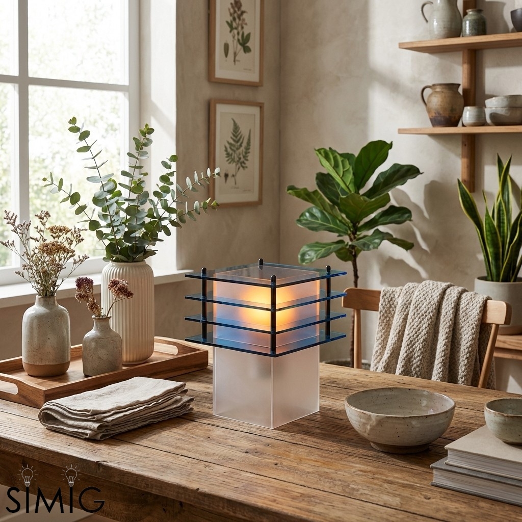 Modern Sunset Multi-Layer Night Light - Acrylic Ambient Table Lamp S376
