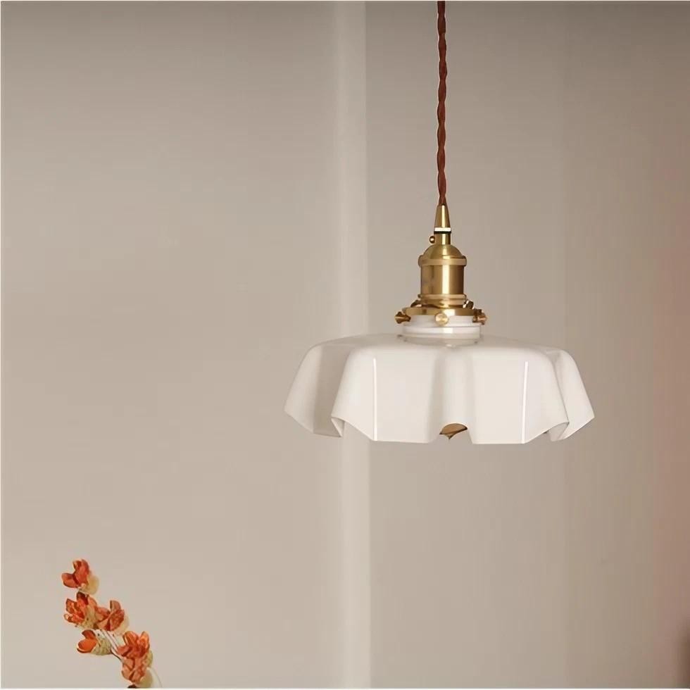 Retro Minimalist Glass Pendant Light