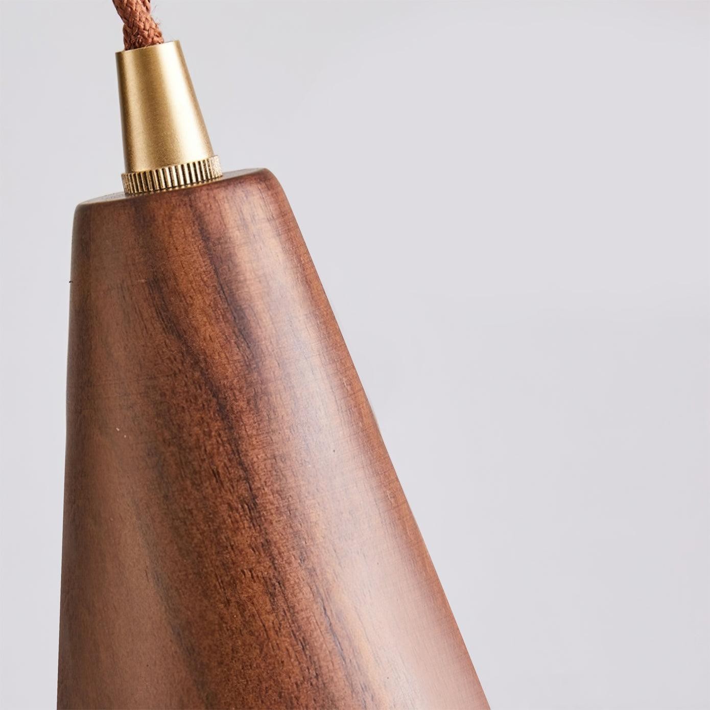 Walnut Glass Pendant Lamp M200