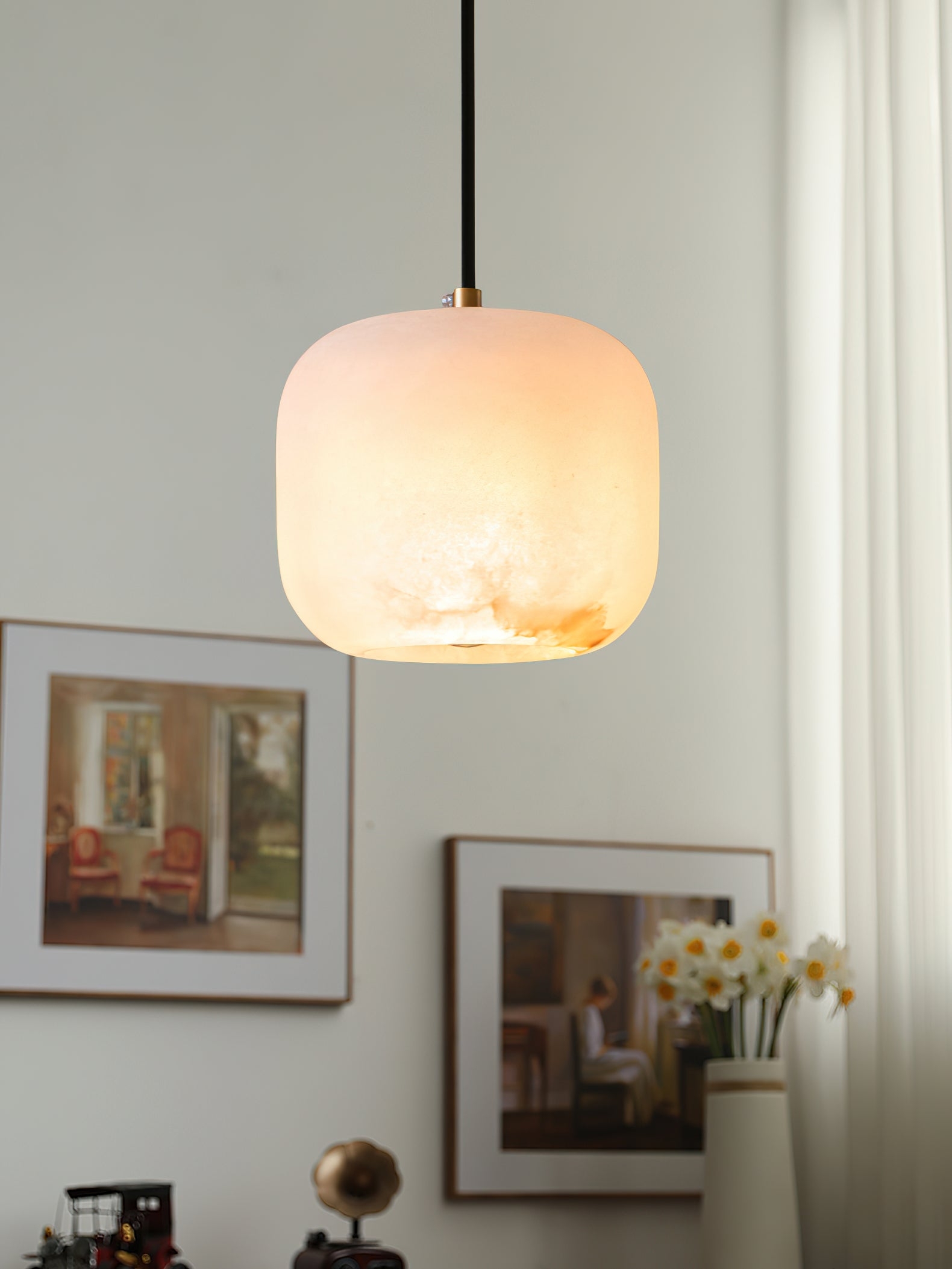 Alabaster Bedside Pendant Light T1647