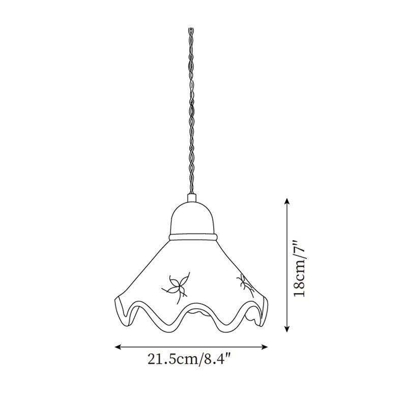 Badminton Ceramics Pendant Lamp P027