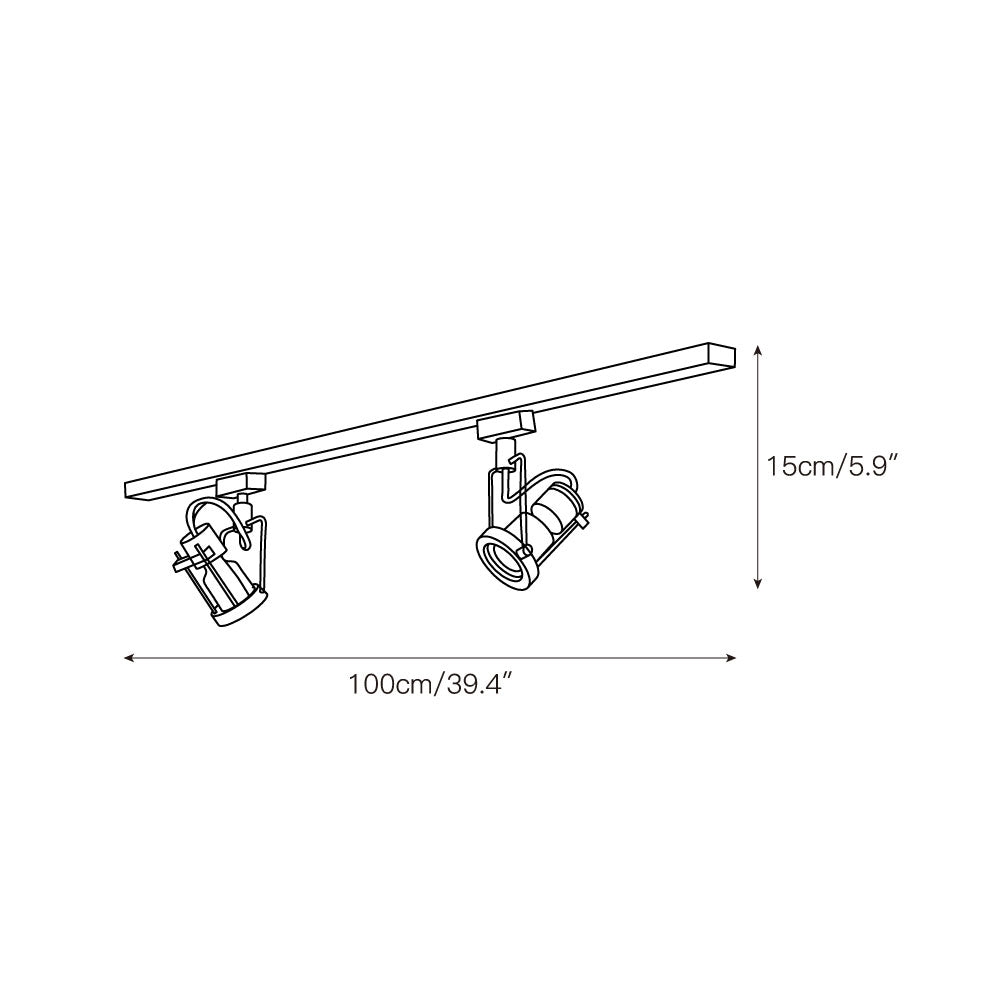 Lucide Industrial Track Lights T1919