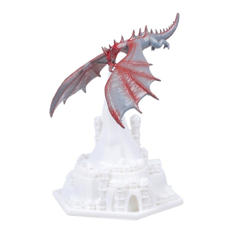 Creative 3D Printed Airplane Fire Dragon Table Lamp M585