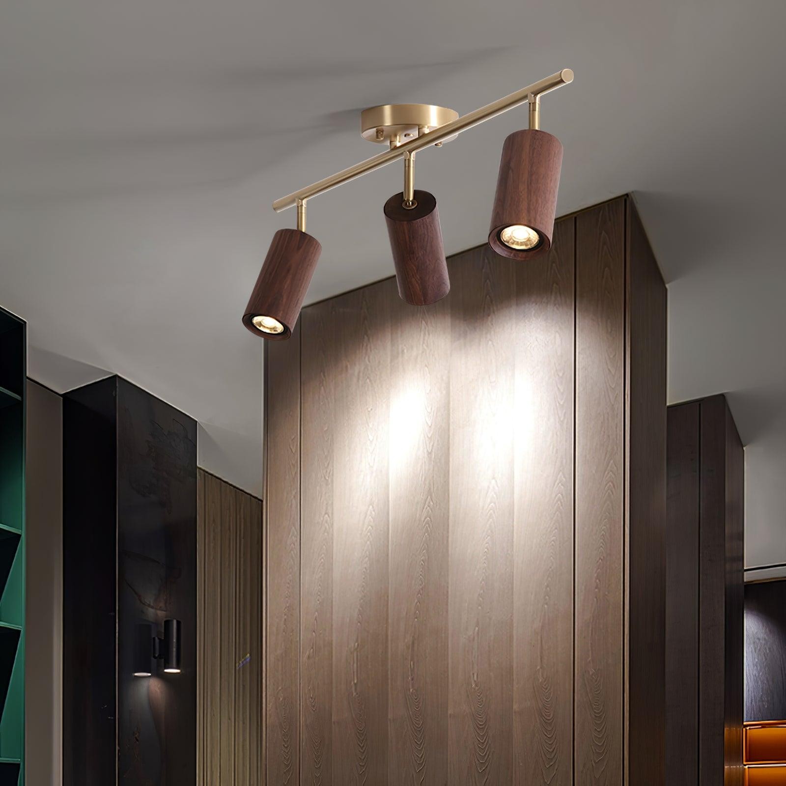 Fashion Wooden Modern Track Lighting M12