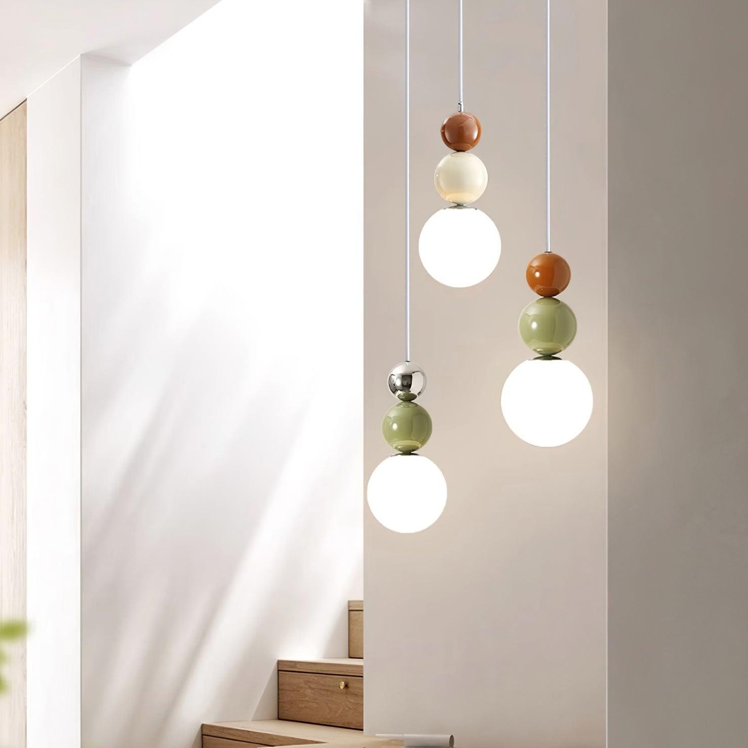 Nordic Cream Modern Simple Dot Pendant Lamp M285