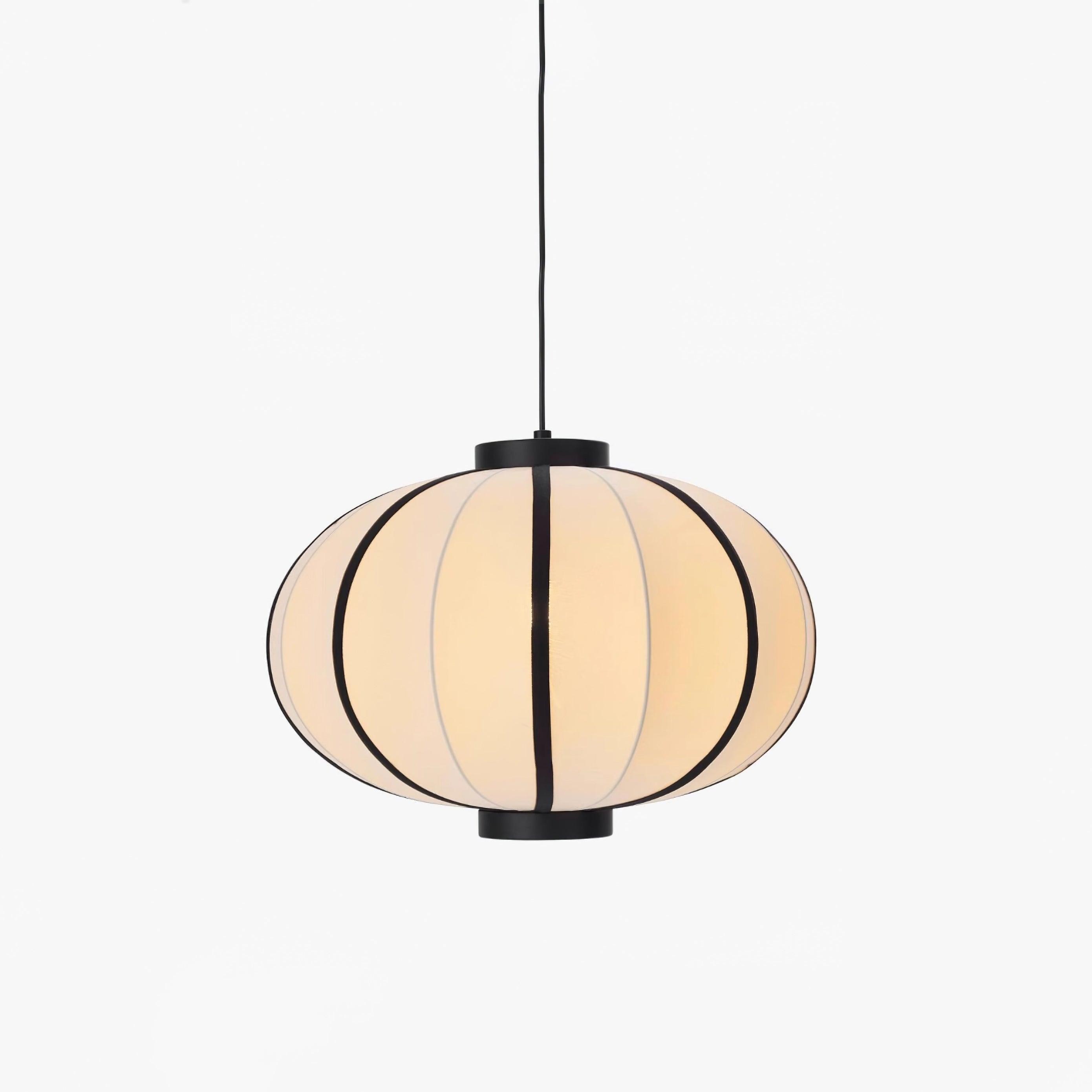 Minimalist Black and White Lantern Pendant Lamp M118