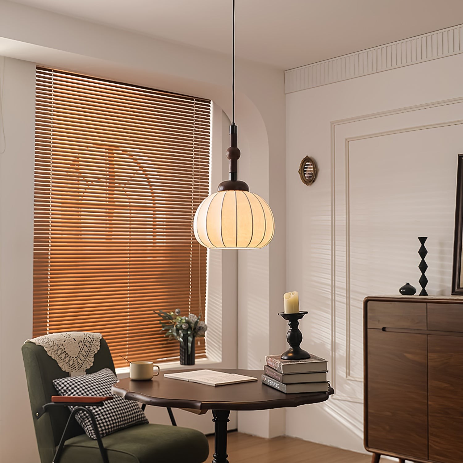 Silk Globe Pendant Lamp M411