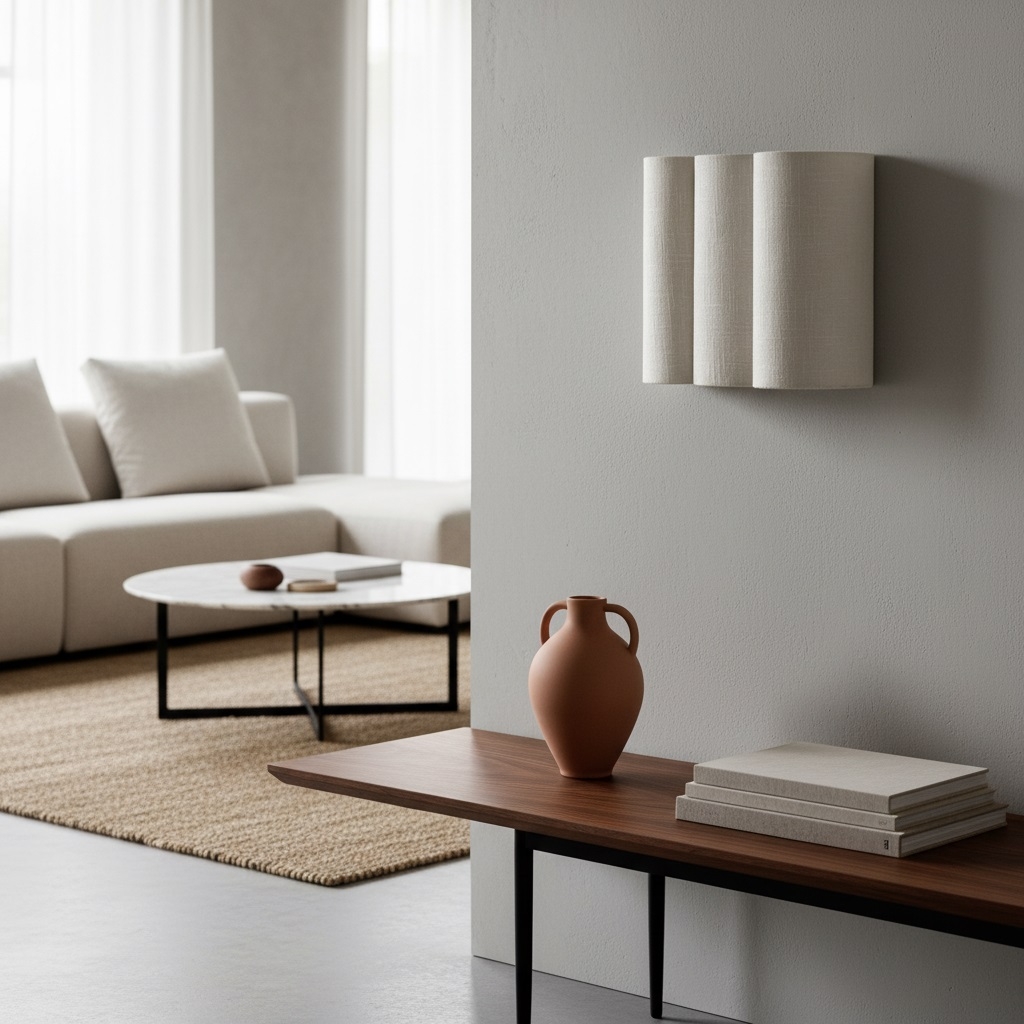 Linbron Soft Linen Wall Sconce - Minimalist Fabric Wall Light for Bedroom T478