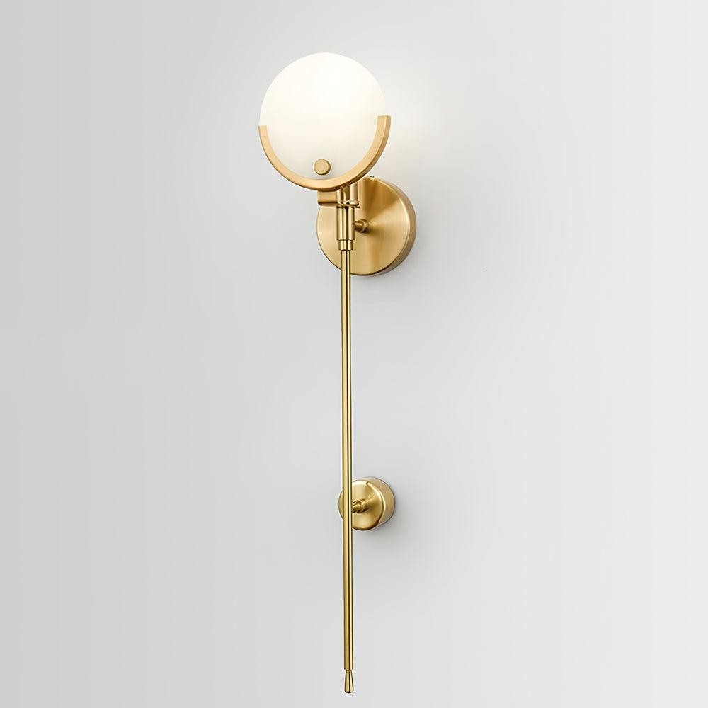 Metal Brass Spherical Bedroom Wall Lamp M573
