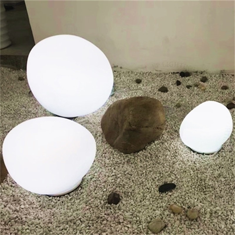 Pebble Orb Deco Milk Glass Pendant Light S161