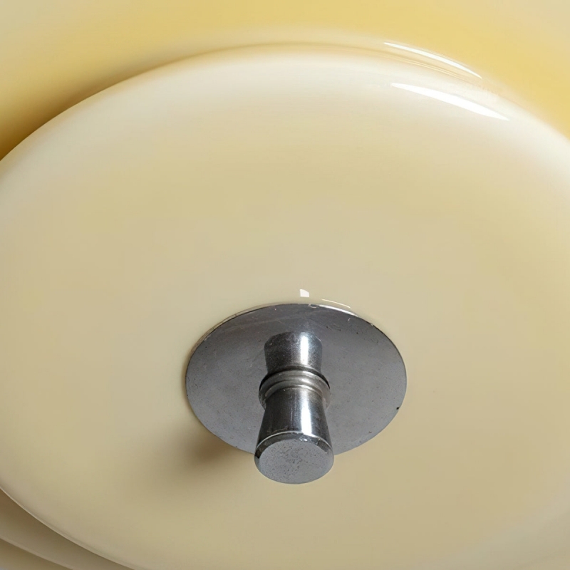 Mallew Flush Mount Ceiling Light - Layered Wave Silhouette Vintage Style Lamp for Indoor Use T1109