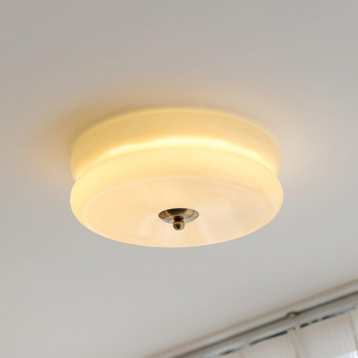 Vintage Glass Flush Mount Ceiling Light S115