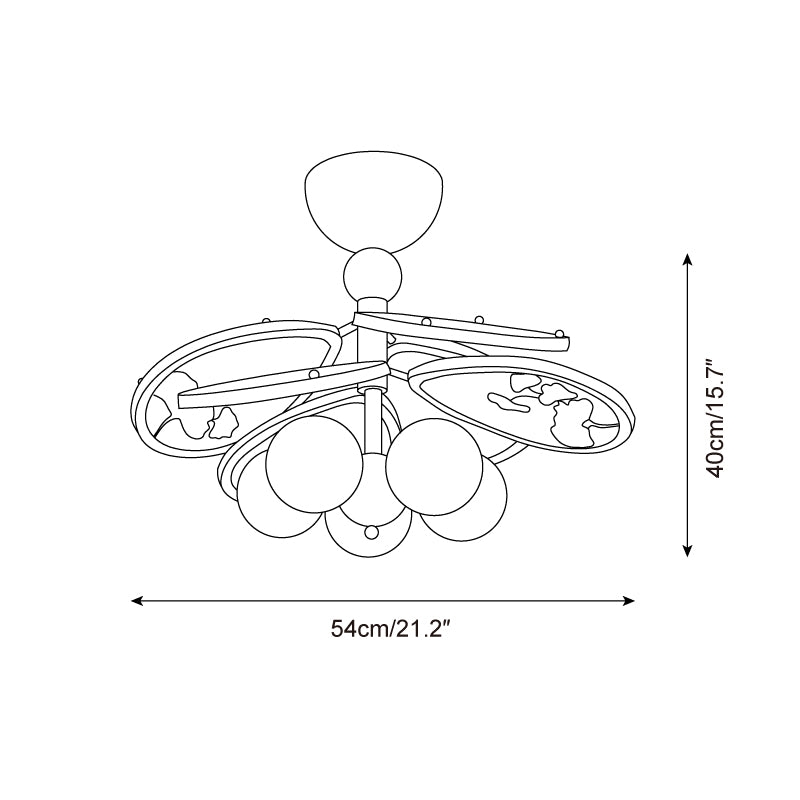 Leafora Ceiling Lamp T1386
