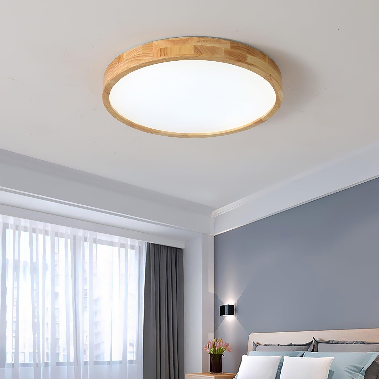 Wooden Geometric Ceiling Light M194
