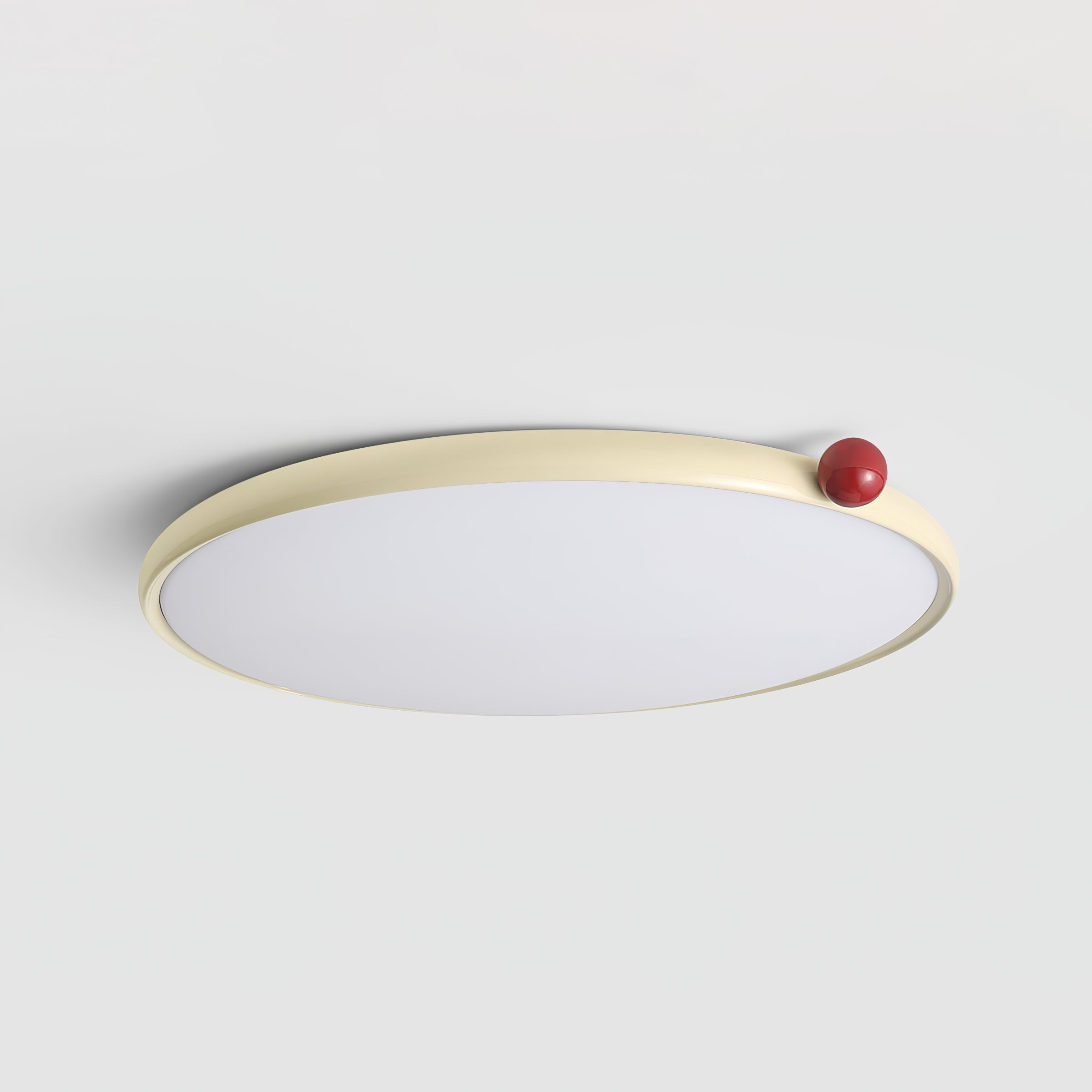 Minimalist Disc Cream Style Ultra-thin Ceiling Lamp M440