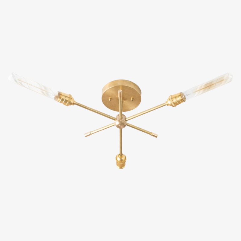 Mobilux Line Industrial Chandelier - Modern Ceiling Light Fixture for Home T331