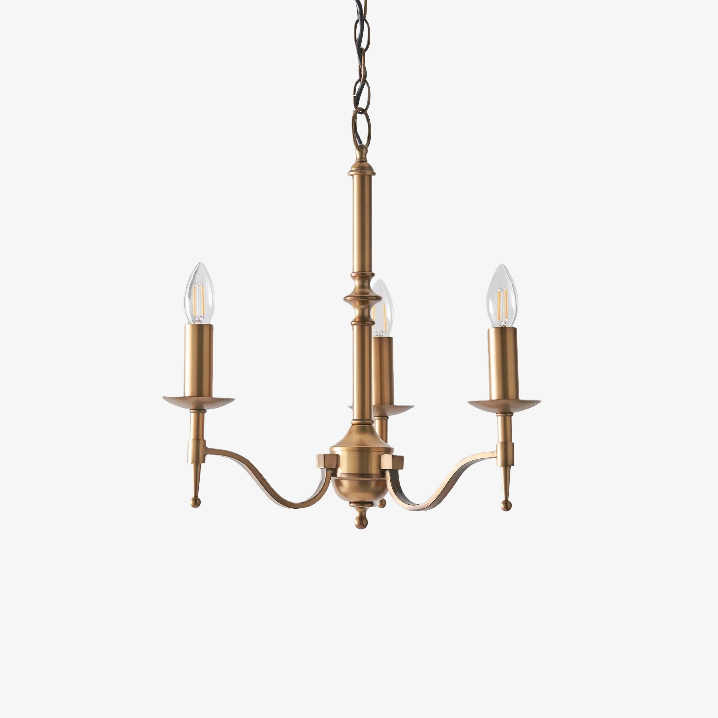 Tela Brass and Nickel Chandelier - Elegant Multi-Light Fixture for Foyers and Kitchens T827