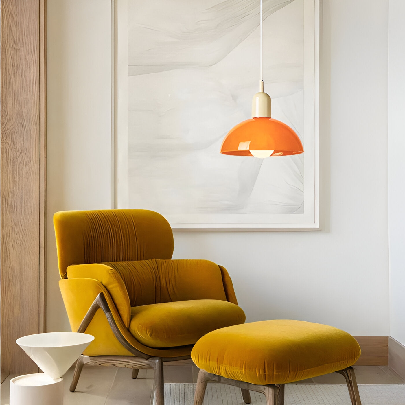 Aurora Nordic Colorful Bowl Pendant Light T2040