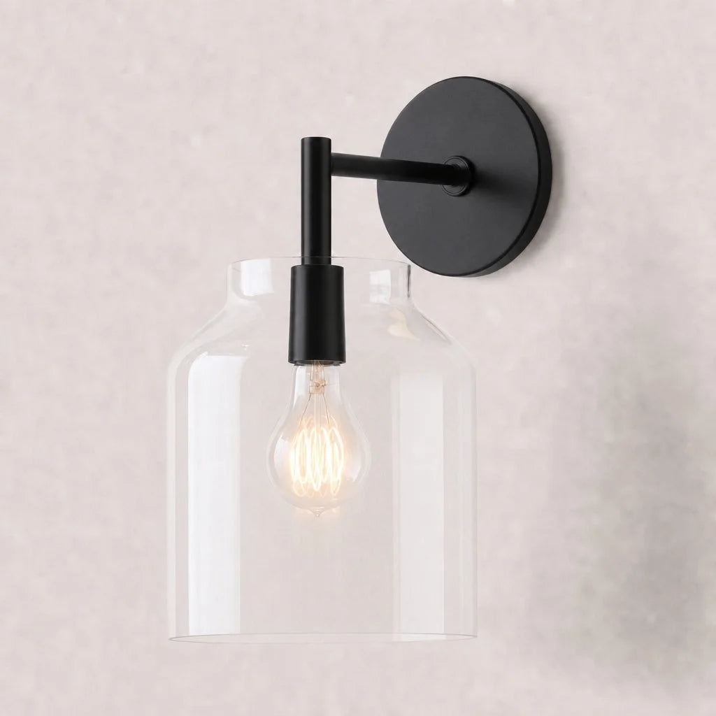 Hanton Minimalist Cylindrical Wall Sconce - Modern Lighting for Vanity T173