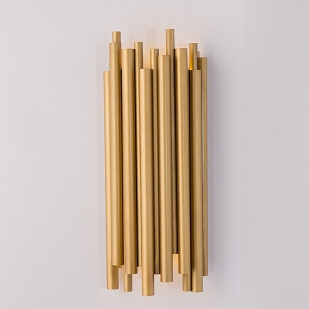 Gold Aluminum Brubeck Wall Lamp