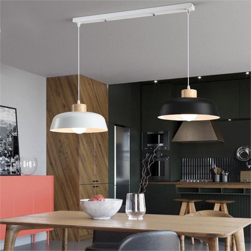 Scandinavian Metal Pendant Light with Macaroon Bowl Shape S33