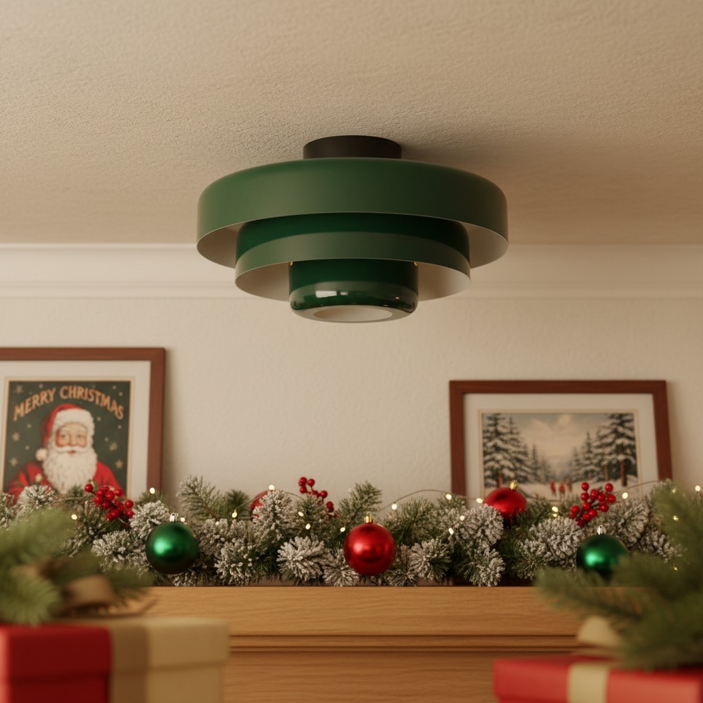 Veleora Triple Layer Disc Ceiling Light - Bauhaus Colorful Design S361