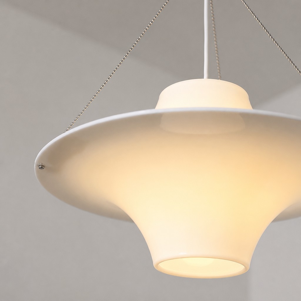Saebery UFO-Shaped Pendant Lamp - Elegant Design Ideal for Kitchen or Workspace T2276