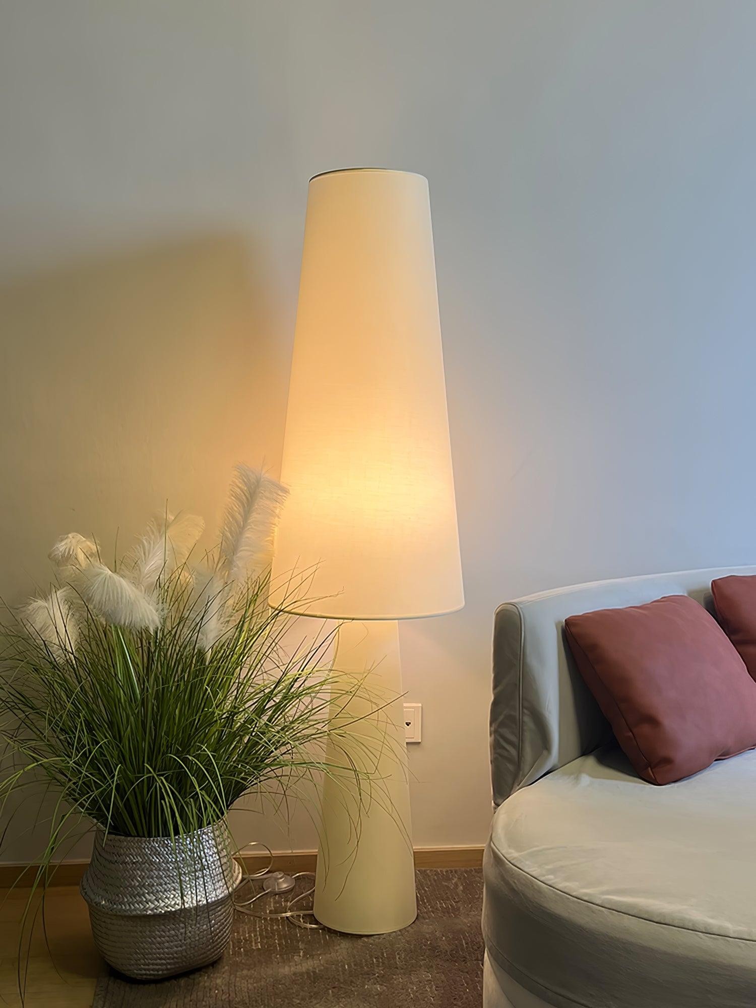 Column Fabric Floor Lamp Suitable For Living Room M561