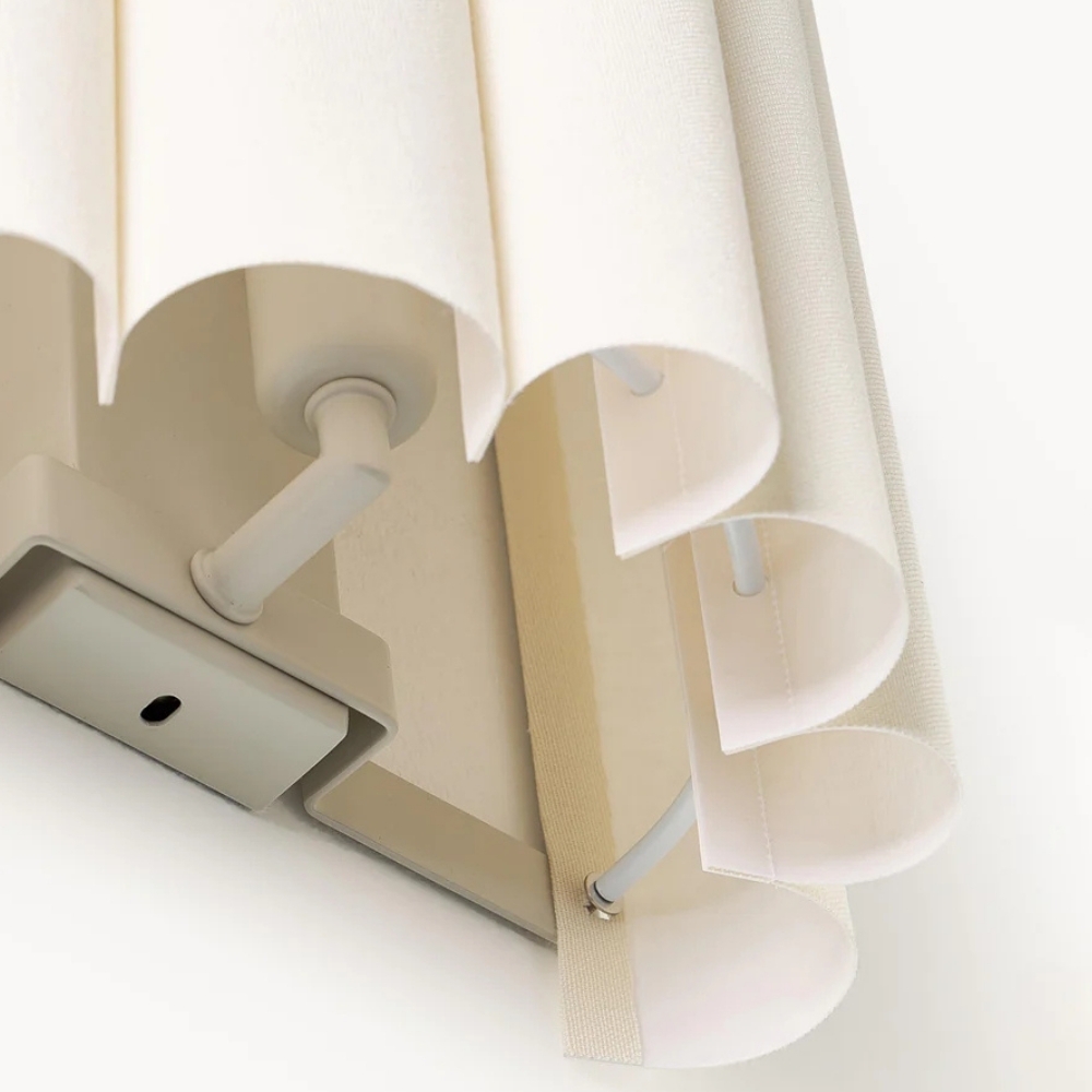 Velura Linen Fold Wall Sconce - Fabric Soft Pleated Design Ambient Lighting for Bedroom or Hallway T803
