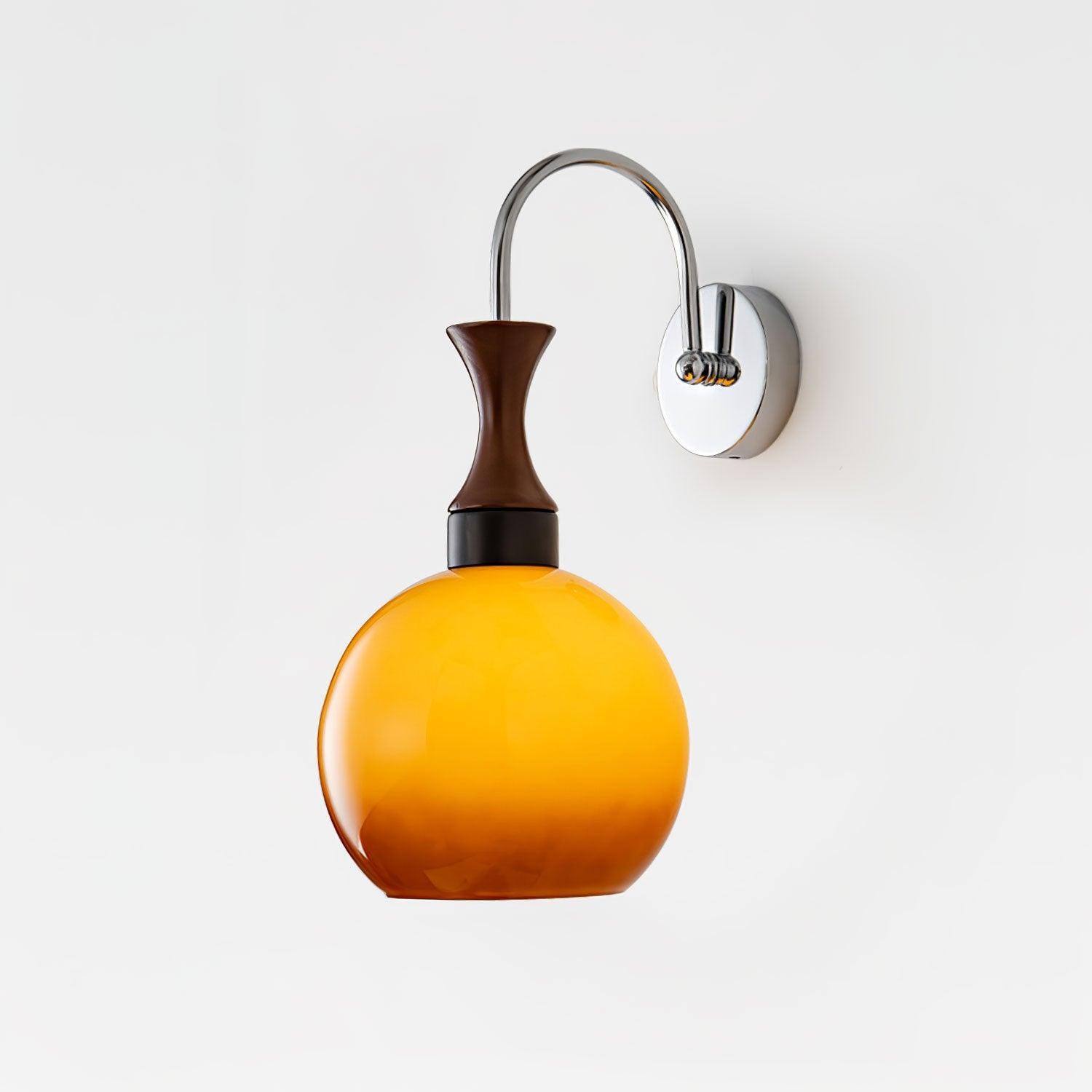 Spherical Yellow Wall Lamp M522