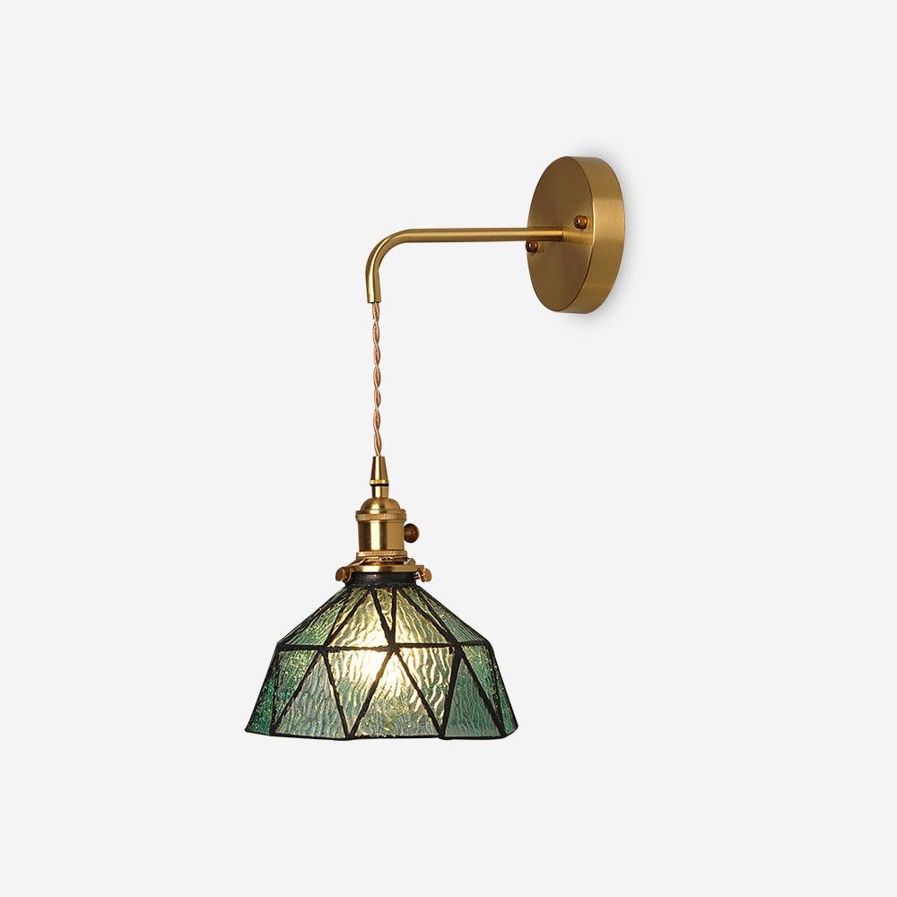 Retro Pastoral Glass Wall Lamp M109