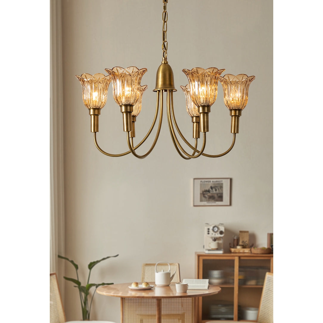 Columbia Brass Chandelier T1729
