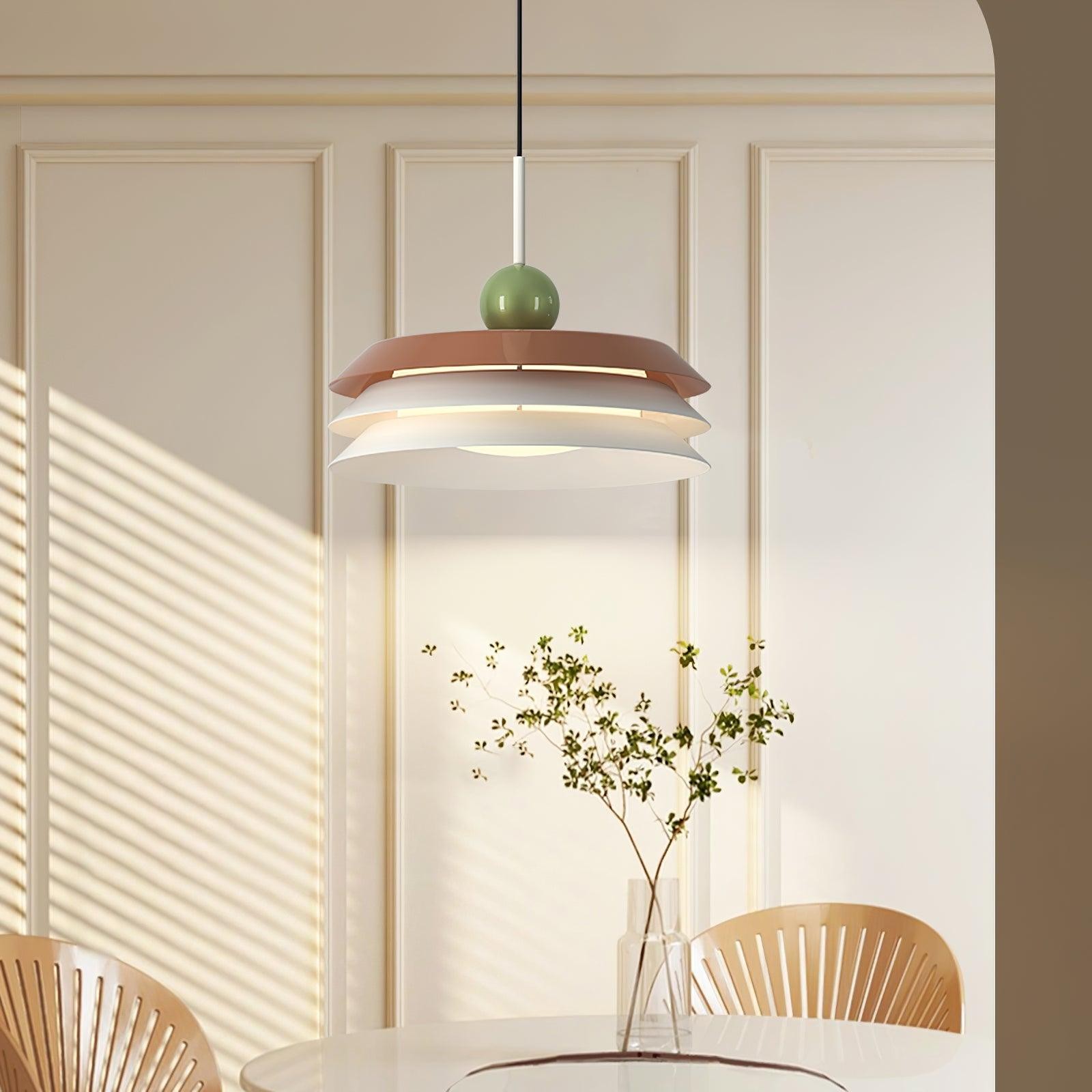 Nordic Creative Cream Style Multi-Layer Pendant Lamp For Living Room M345