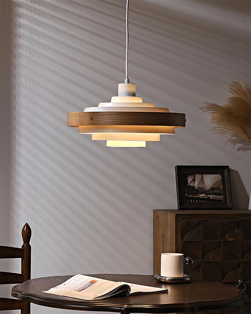 Layervelle Nordic Multi-Tiered Drum Shade Pendant Light M178