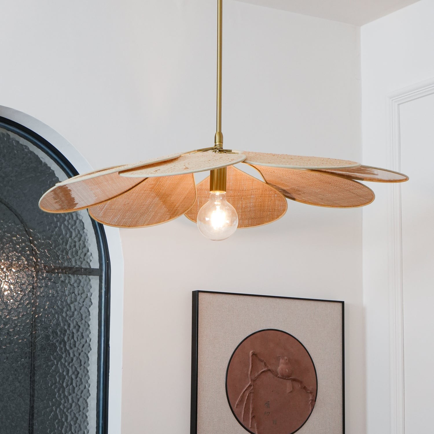 Petals Bloom Rattan Pendant Lamp M428