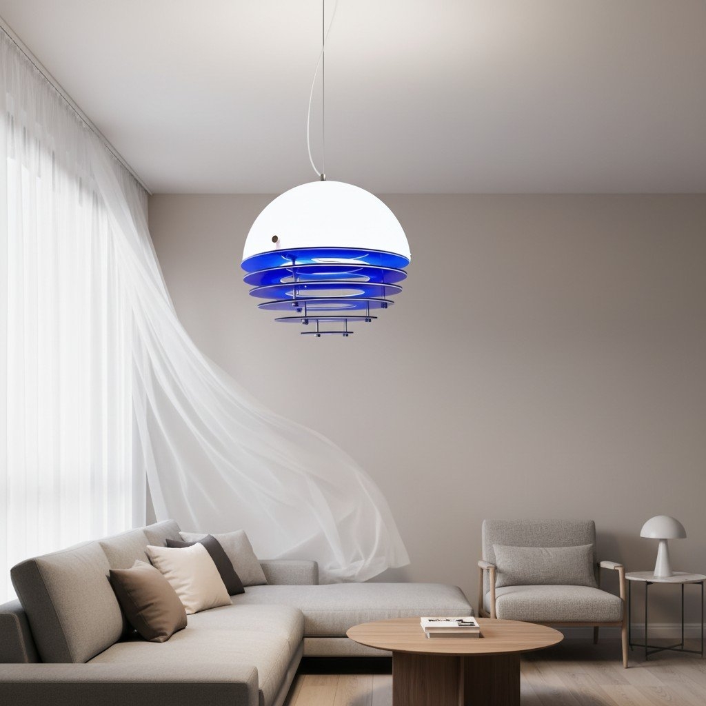 Afterglow Modern Layered Acrylic Sunset Pendant Light for Living Room and Bedroom T547