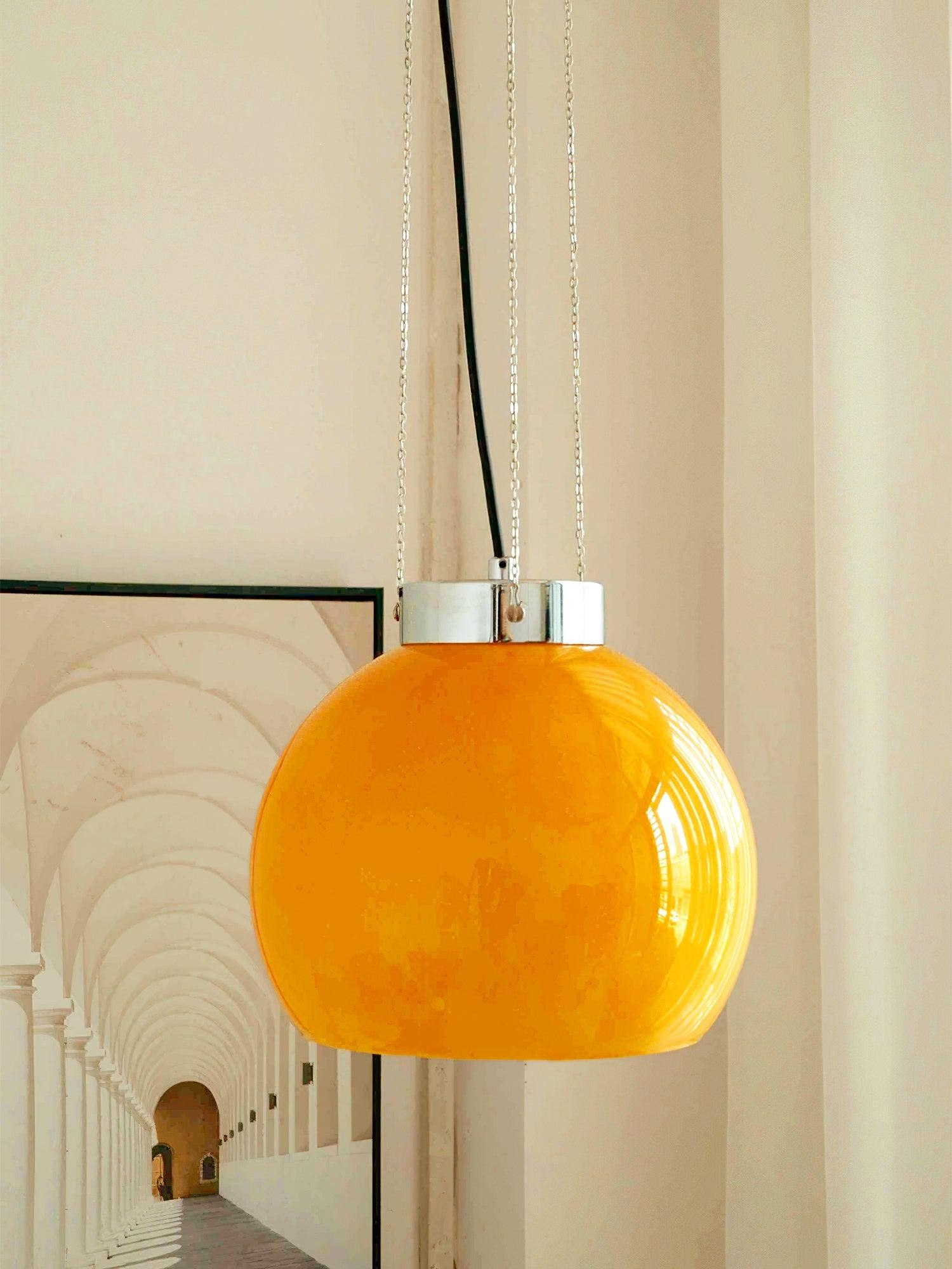 Vintage Bauhaus Creative Hemispherical Pendant Light M540