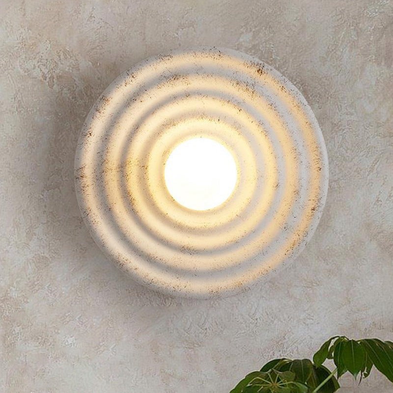 Japanese Wabi-sabi Round Indoor Wall Lamp M04