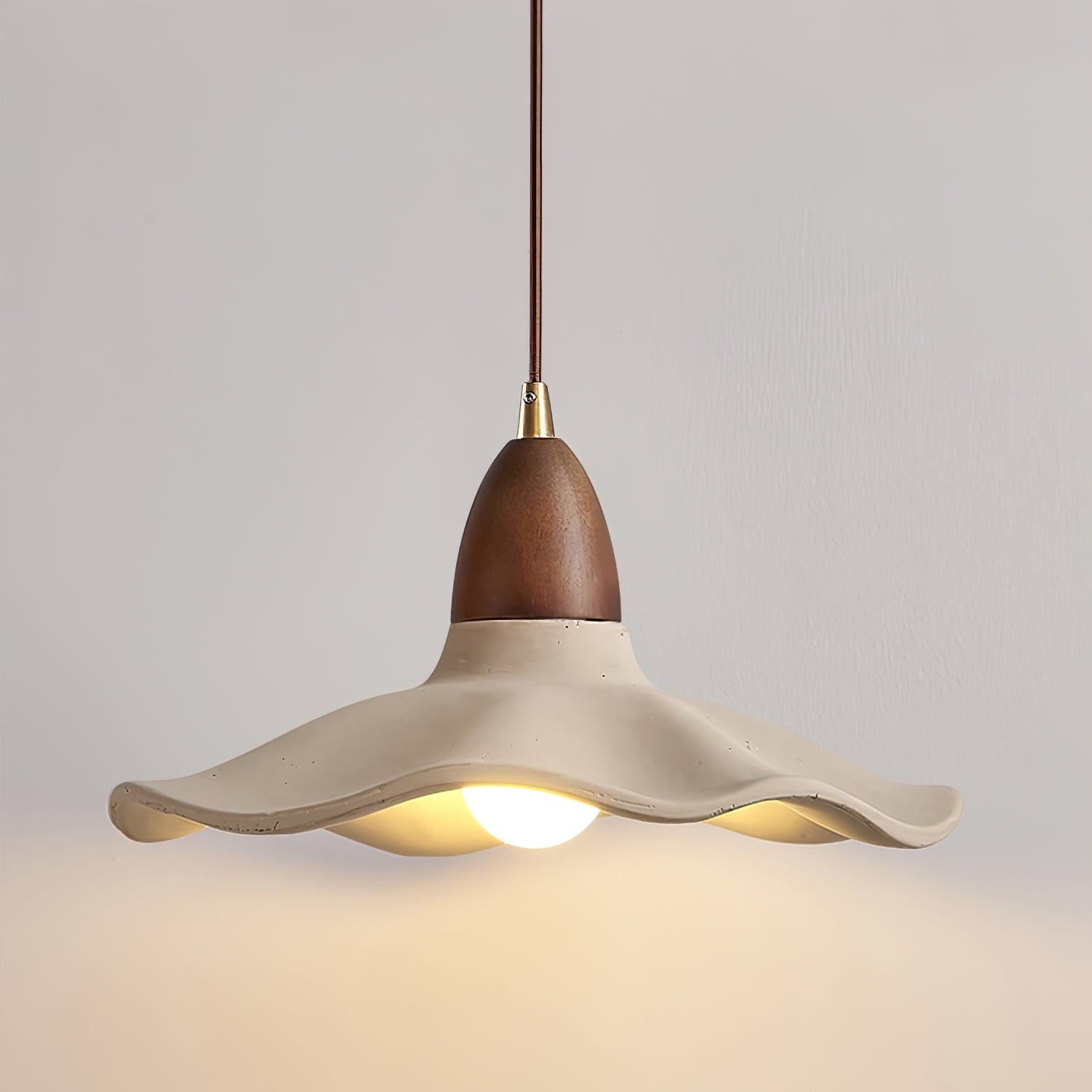 Japanese Wabi-Sabi Style Cement Wave Pendant Lamp M565