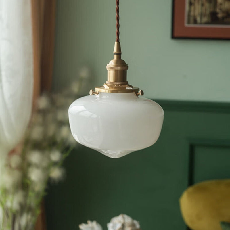 Radiant Lantern Retro Glass Pendant Light T2178