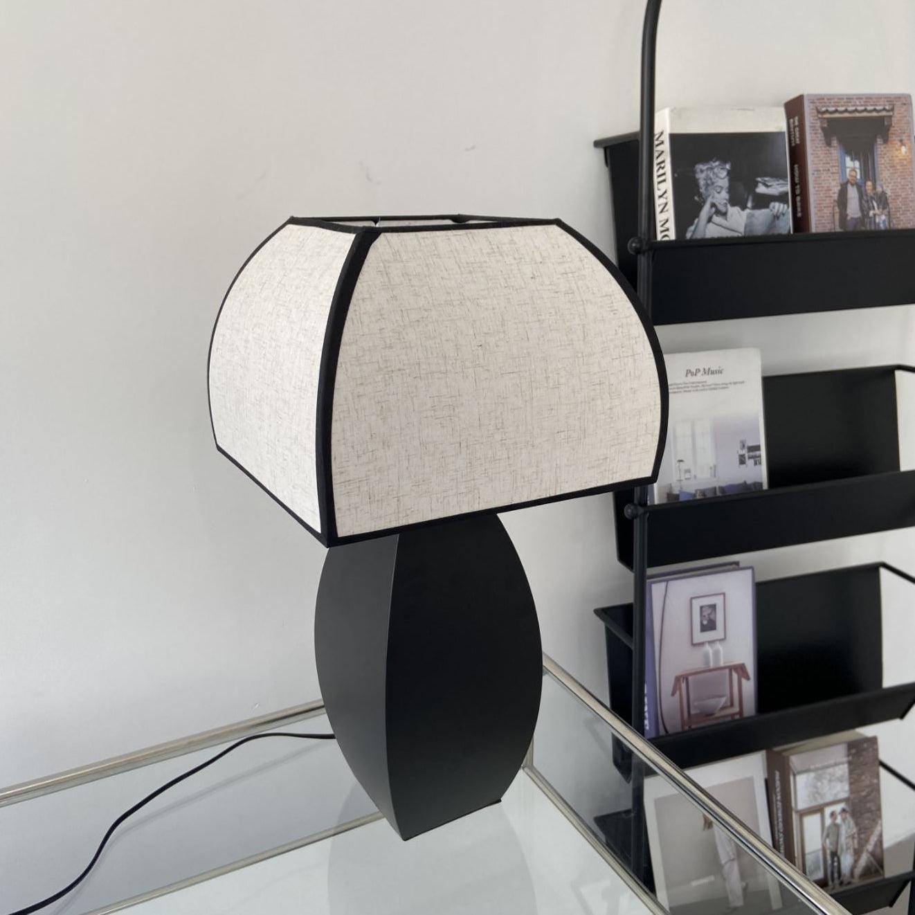 Retro Metal Mushroom Fabric Table Lamp M446