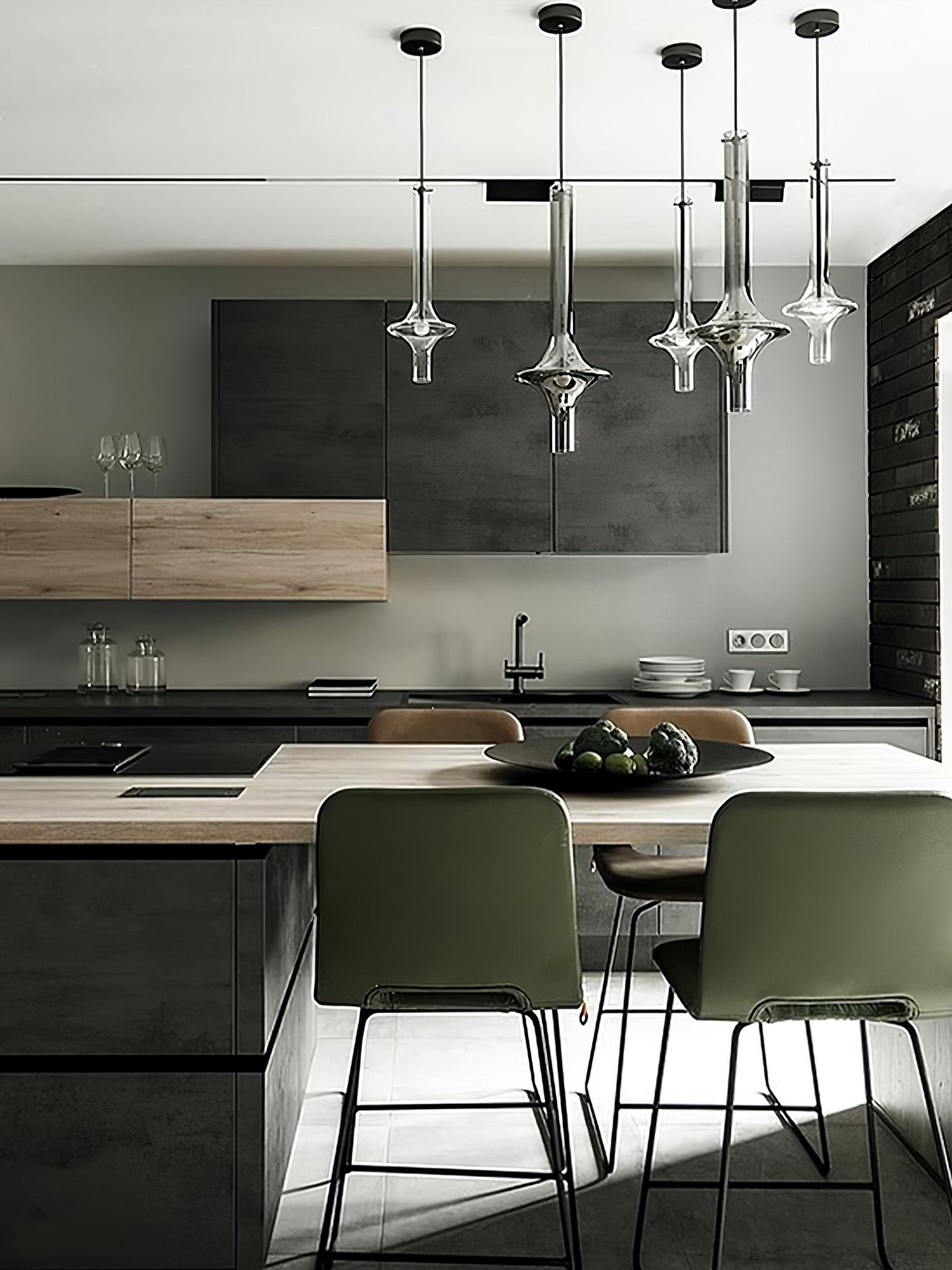 Modern Creative Glass Tube Pendant Lamp M02