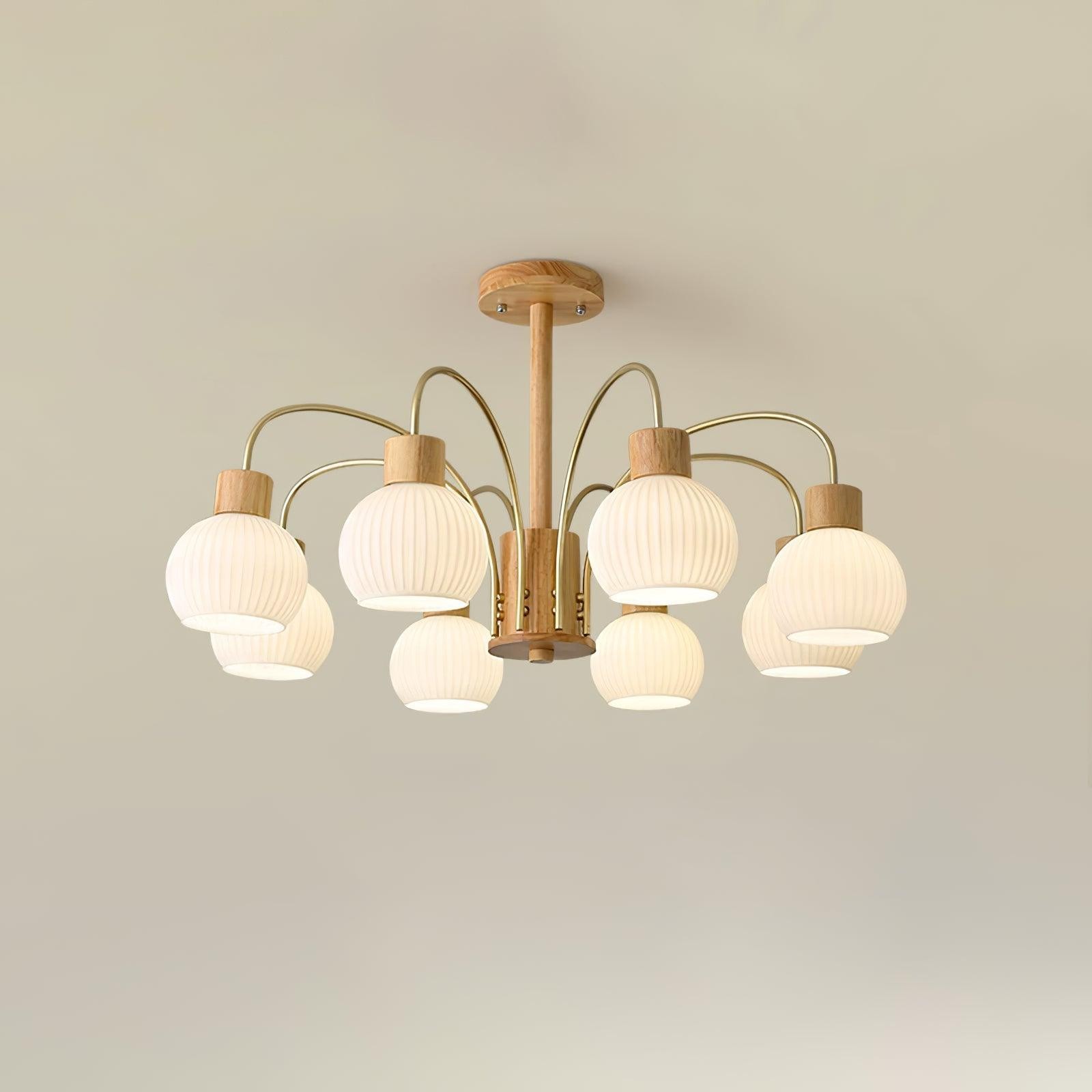 Wabi-sabi Wooden Chandelier M459